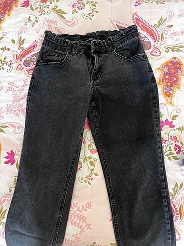lcw siyah denim mom jean