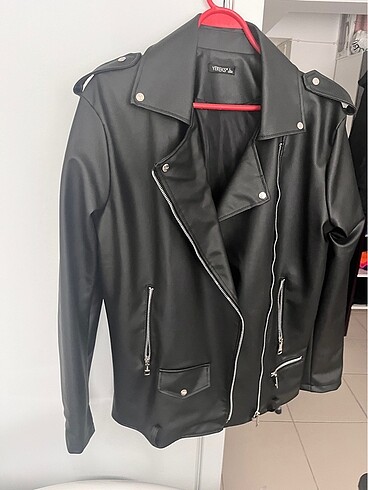 Diğer Yeni sezon oversize deri ceket