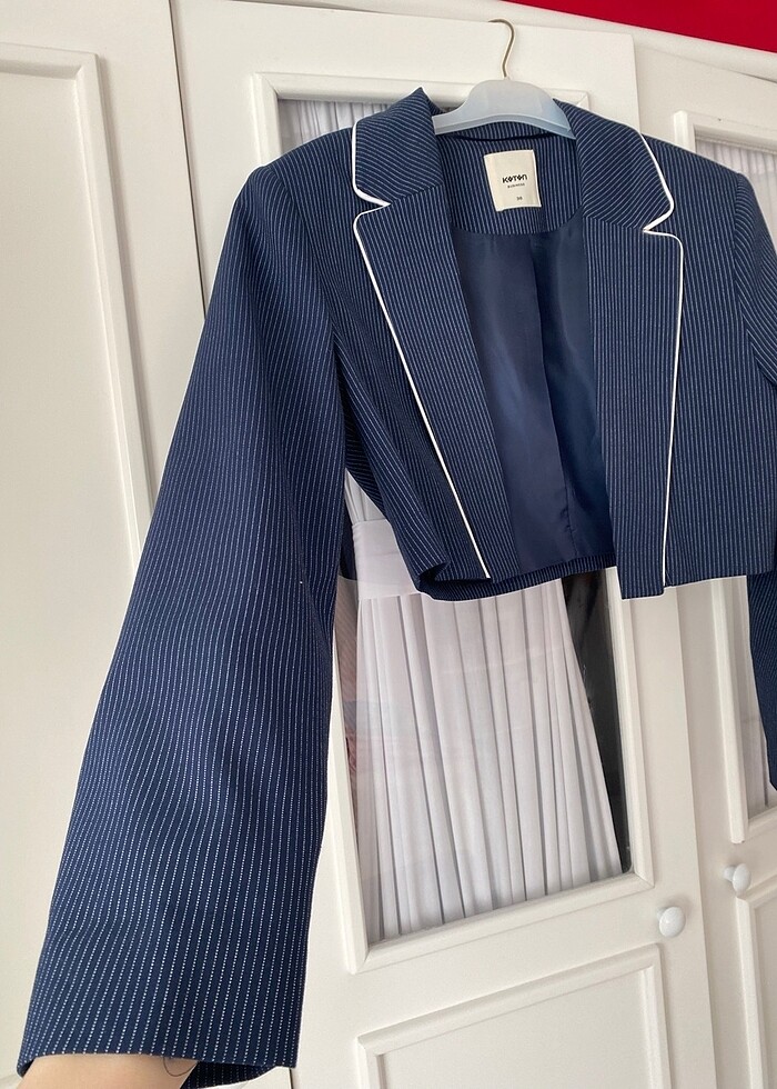 Crop ceket - Görsel 3