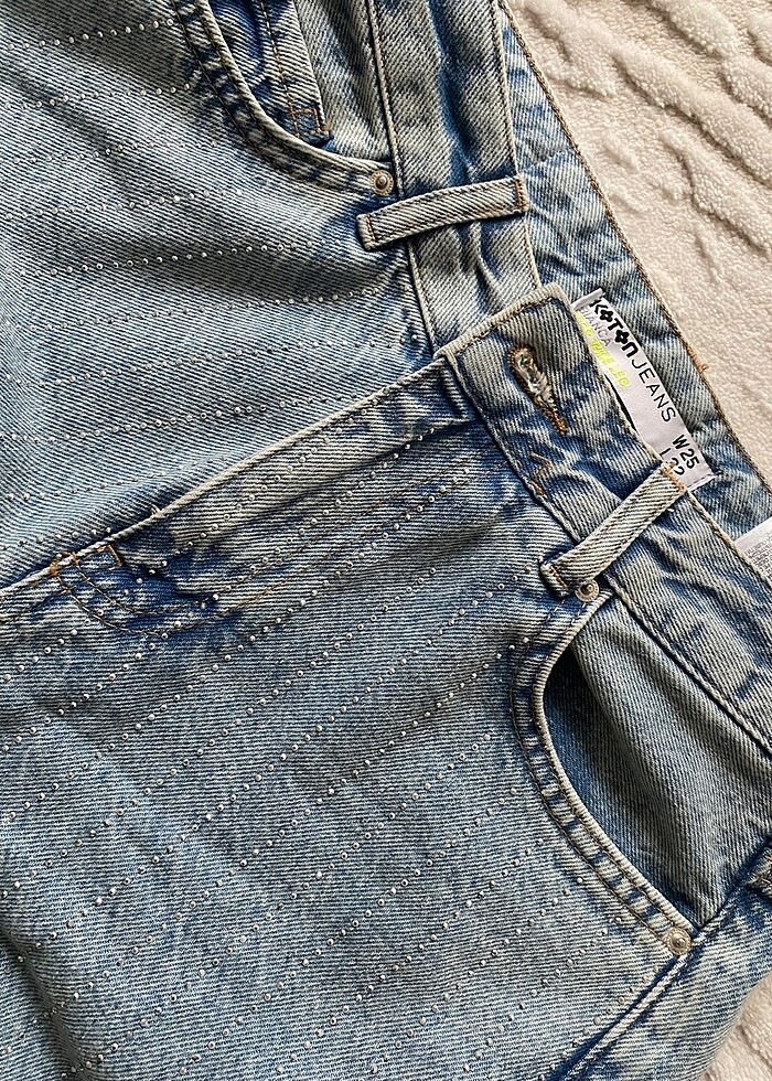 Taşlı jean - Görsel 2