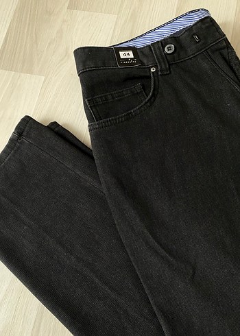 44 Beden siyah Renk Finesuits Erkek içi Polarlı kışlık pantolon