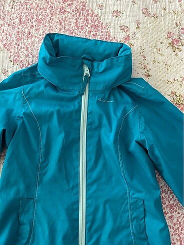 5 Yaş Beden turkuaz Renk Decathlon Quechua 5 yaş çocuk yağmurluk