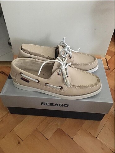 37 Beden Sebago 37 numara ivory/fildişi renk