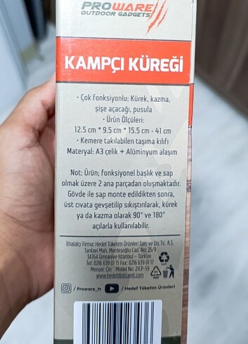  Beden Kampçı küreği