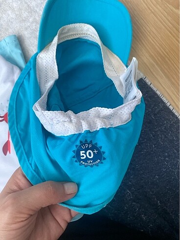 2-3 Yaş, 20 cm Beden Ense korumalı güneş şapkası 50+ UV