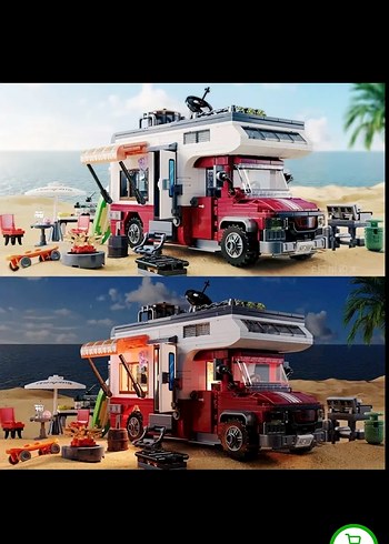 Diğer Lego 1.000Parça Camper Van (ışıklı ve kutulu)