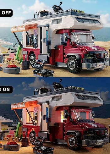 Lego 1.000Parça Camper Van (ışıklı ve kutulu)