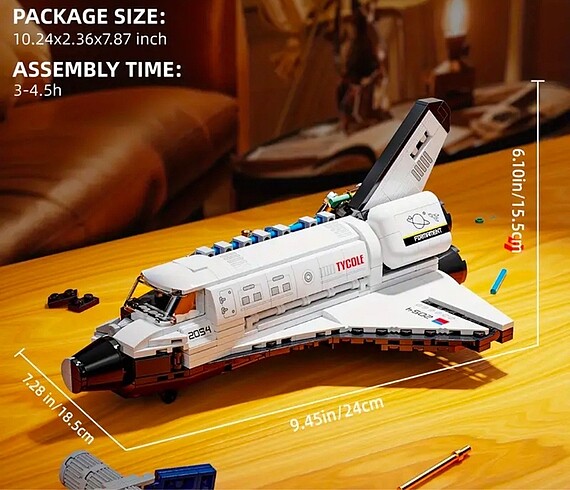 Diğer Lego 536 Parça Nasa Space Shuttle (kutulu)