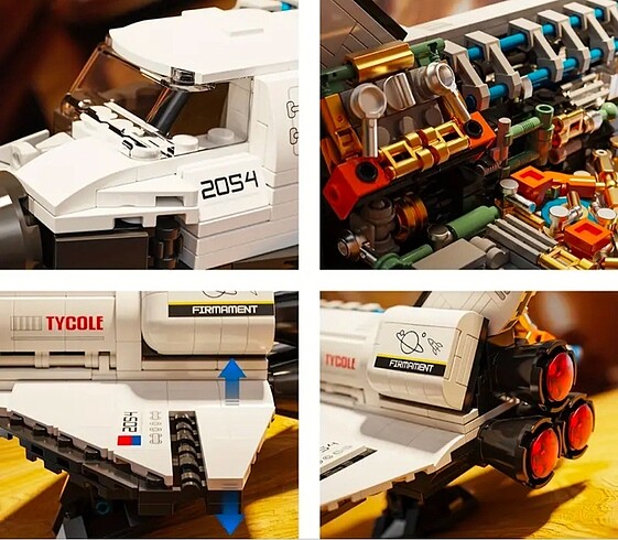 Beden Renk Lego 536 Parça Nasa Space Shuttle (kutulu)