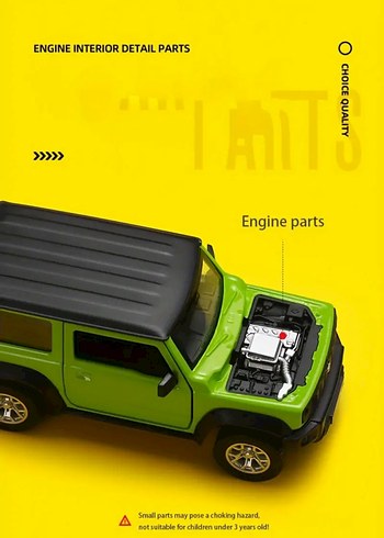 1/32 Suzuki Jimny with Modified Parts - Görsel 4