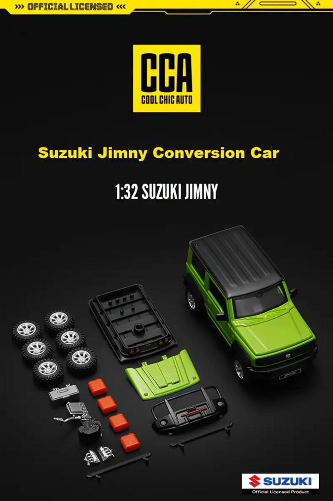1/32 Suzuki Jimny with Modified Parts - Görsel 5