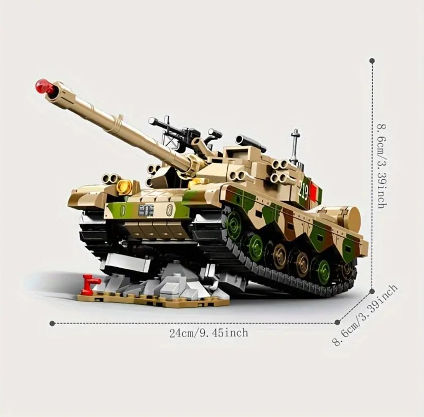 Lego 719 Parça ZTZ-96BMAIN TANK - Görsel 4