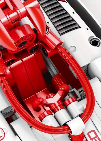 Lego 456 Parça Kırmızı F1 Aracı - Görsel 8