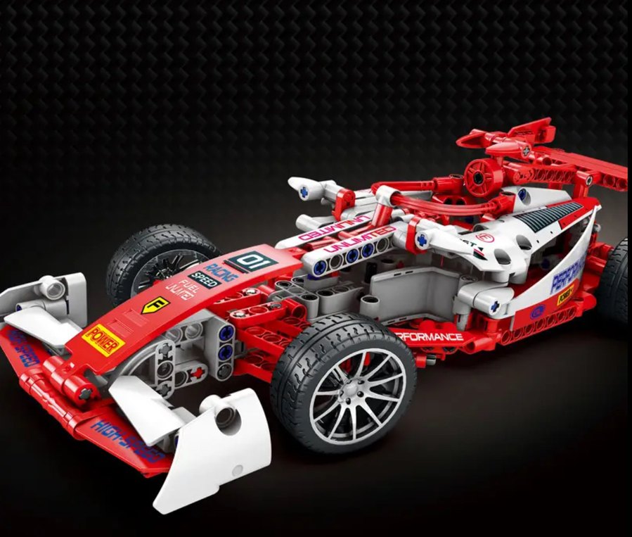 Lego 456 Parça Kırmızı F1 Aracı - Görsel 4
