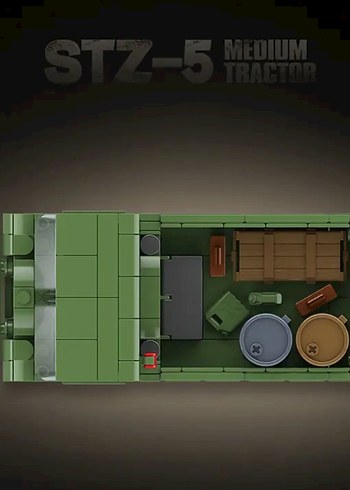 Lego 733 Parça STZ-5 Medium Tractor - Görsel 2