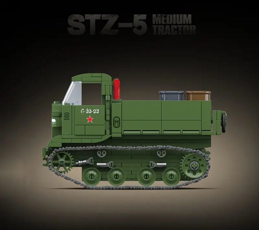 Lego 733 Parça STZ-5 Medium Tractor - Görsel 3