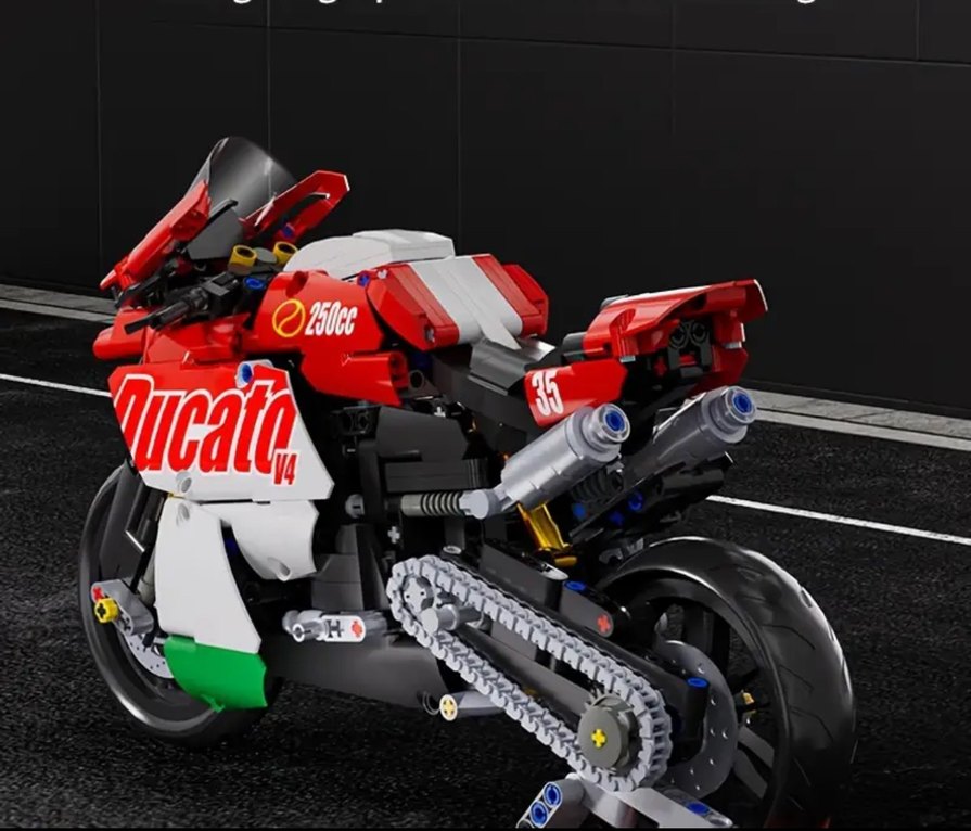 Lego 883 parça Ducato Motosiklet(kutulu) - Görsel 5