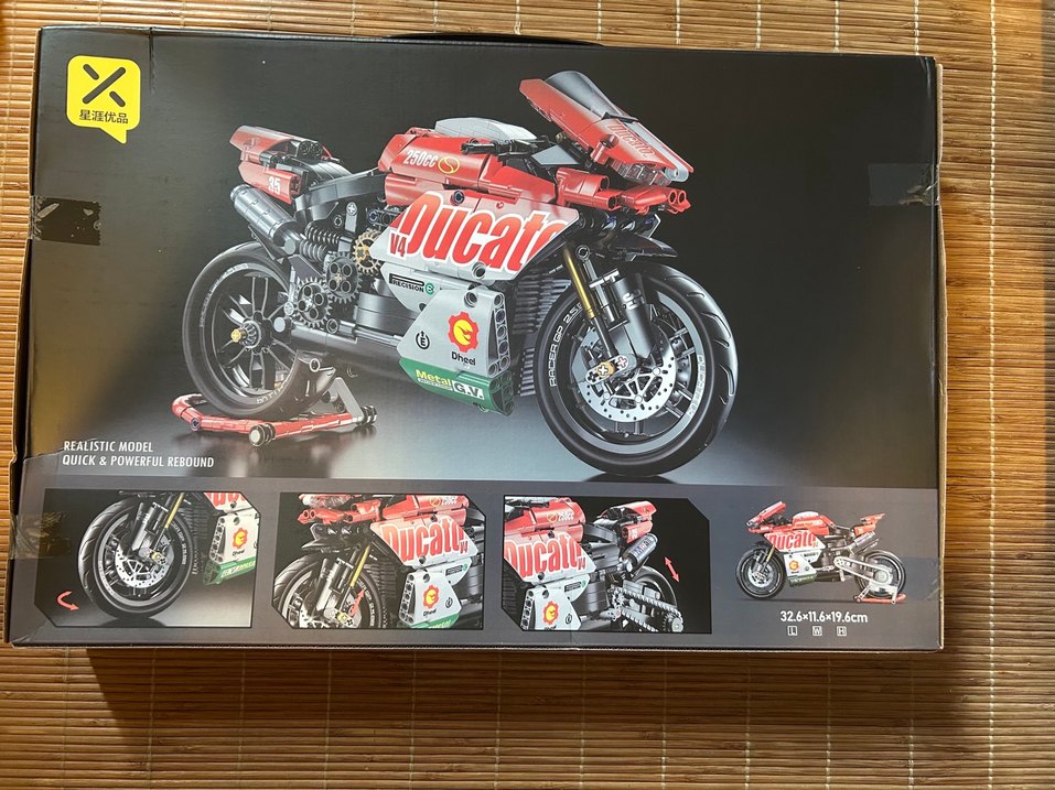 Lego 883 parça Ducato Motosiklet(kutulu) - Görsel 3