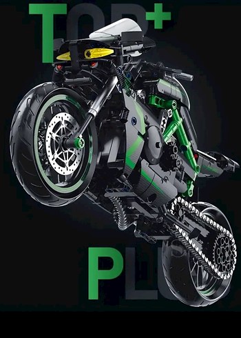 Lego 1.005 parça Kawasaki - Görsel 3