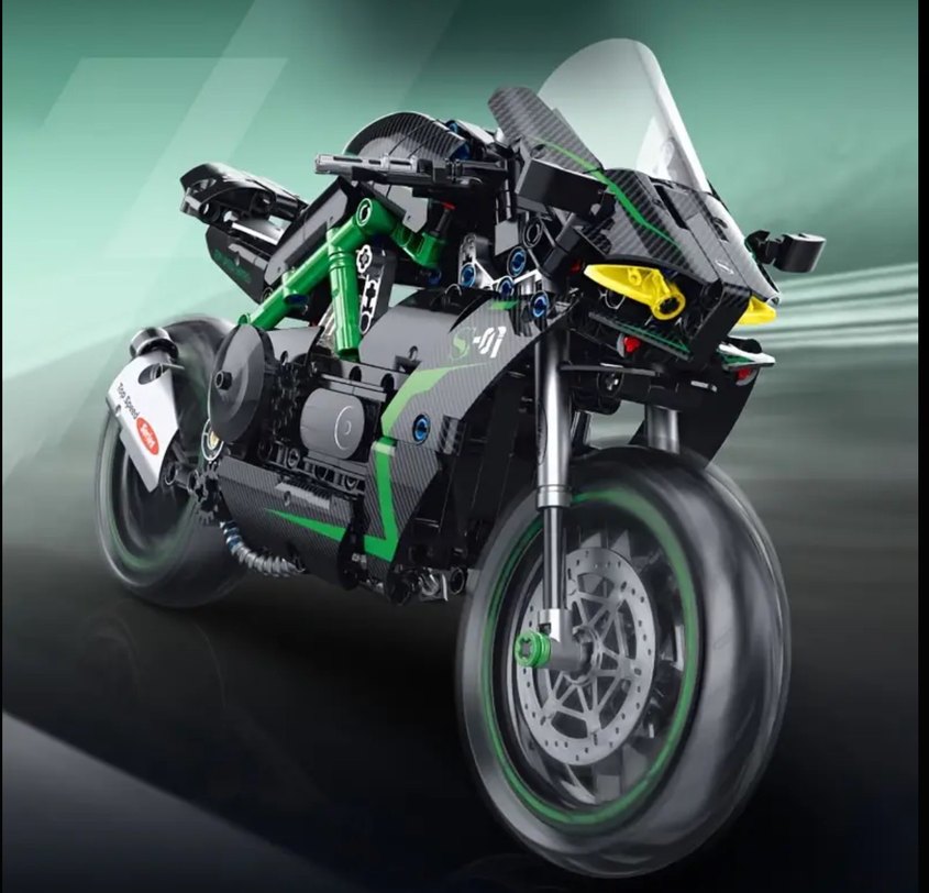 Lego 1.005 parça Kawasaki - Görsel 4