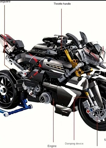 Lego 1.056 Parça Suzuki B-King Suzuki - Görsel 3