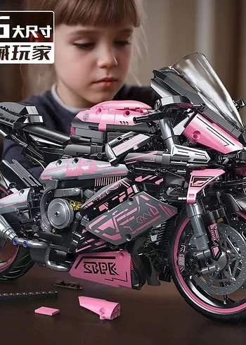 Lego 1/5 1.985parça BMW M1000RR Pink - Görsel 2
