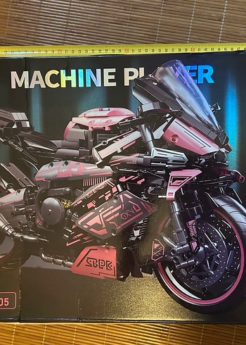 Lego 1/5 1.985parça BMW M1000RR Pink - Görsel 9