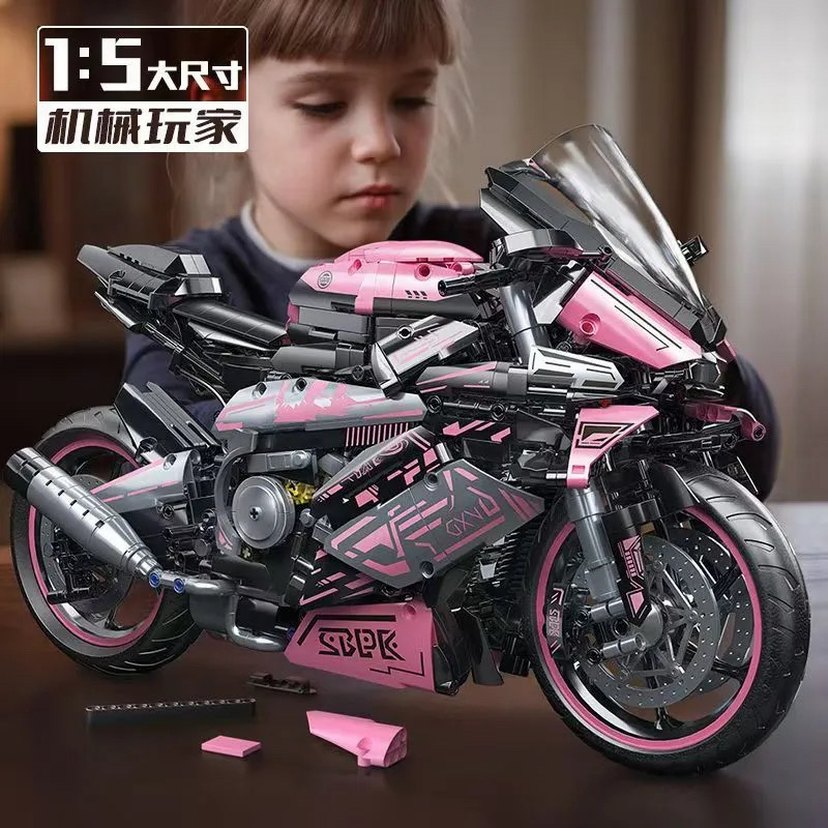 Lego 1/5 1.985parça BMW M1000RR Pink - Görsel 2