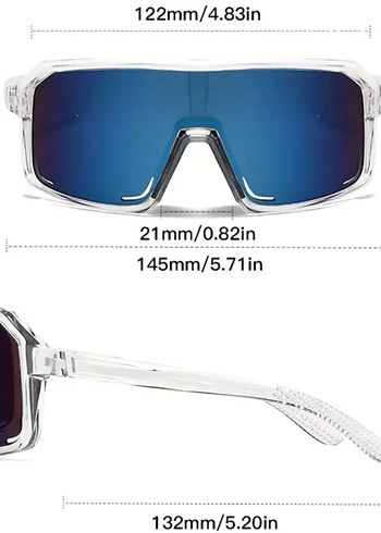 Fotokromik Bisiklet Gözlüğü Şeffaf - Görsel 9