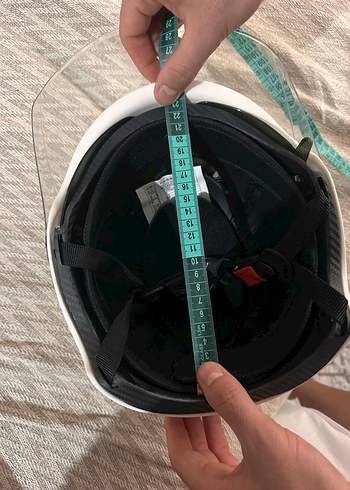 Renkli Baskılı Beyaz Biker Motosiklet Kaskı - Görsel 6