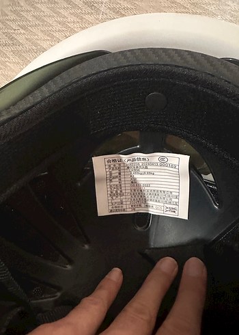 Renkli Baskılı Beyaz Biker Motosiklet Kaskı - Görsel 9