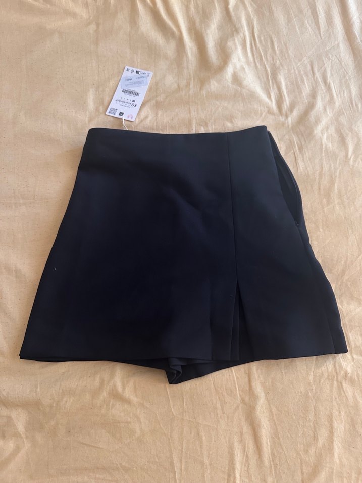 Siyah Mini Etek, Fitted, Günlük Şıklık - Görsel 2