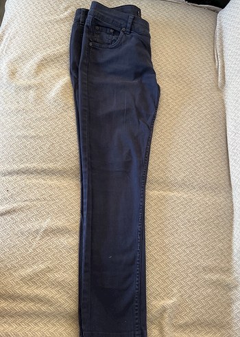 40 Beden mavi Renk Kadın Mavi Normal Paça Denim Pantolon