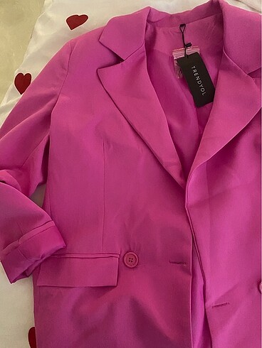 42 Beden pembe Renk Trendyolmilla blazer ceket