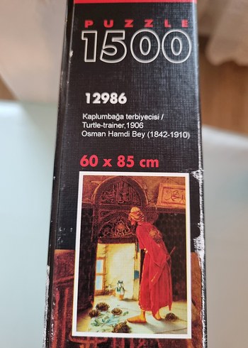 1500 parça puzzle kaplumbağa terbiyecisi - Görsel 4