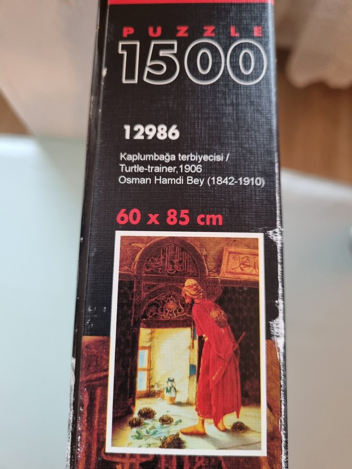 1500 parça puzzle kaplumbağa terbiyecisi - Görsel 4