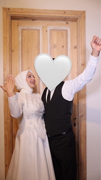 Tesettür gelinlik nişanlık - Görsel 10