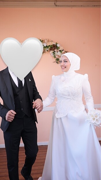 Tesettür gelinlik nişanlık - Görsel 14