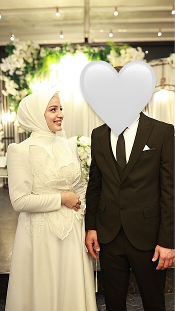 Tesettür gelinlik nişanlık - Görsel 13