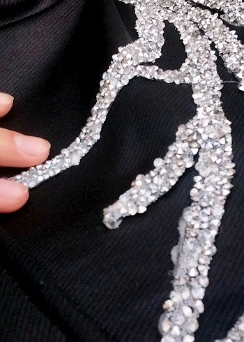 Uzun Siyah Abiye - Görsel 4