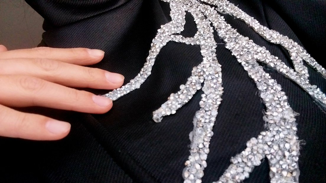 Uzun Siyah Abiye - Görsel 4