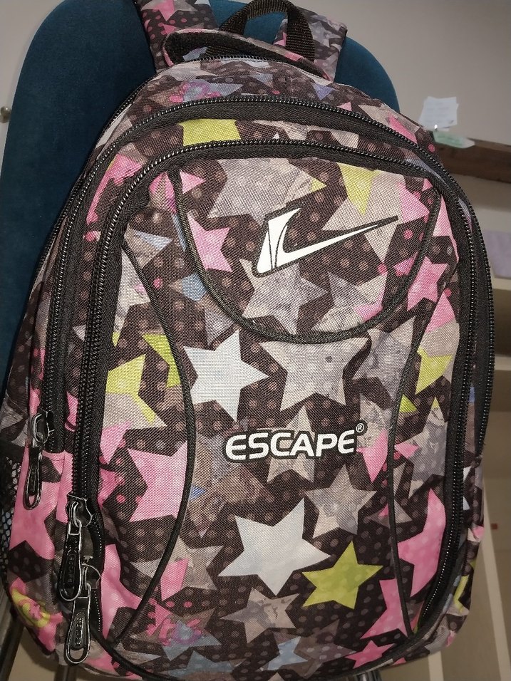 Renkli Pembe Çocuk Sırt Çantası ESCAPE - Görsel 2