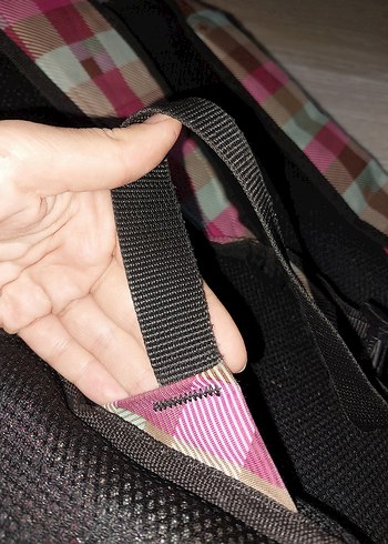 Çok Bölmeli Pembe Pastel Okul Çantası - Görsel 9