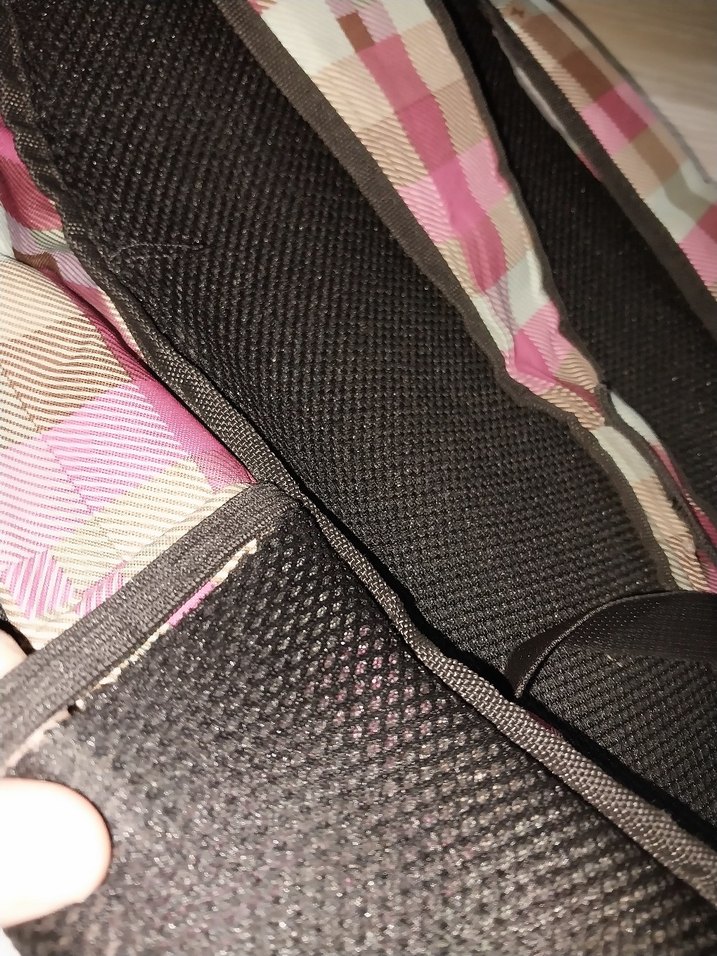 Çok Bölmeli Pembe Pastel Okul Çantası - Görsel 5