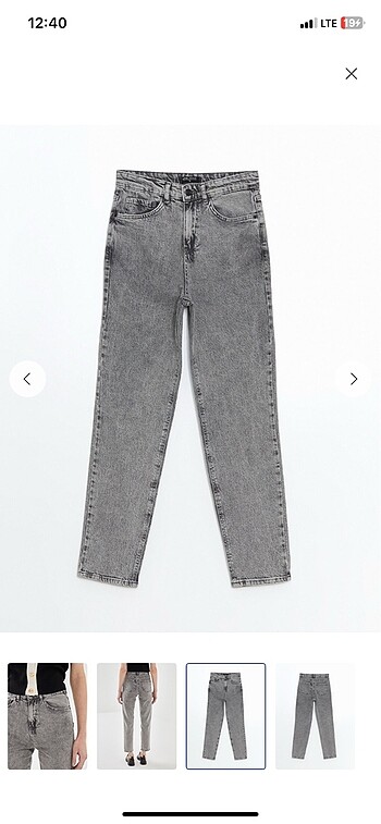 LC Waikiki Gri jean pantolon