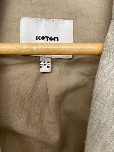 l Beden camel Renk koton ceket