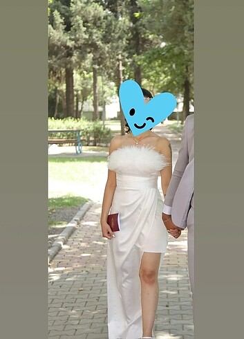 m Beden beyaz Renk Nikah elbisesi 