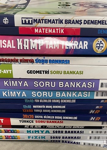 11-12. Sınıf YKS kitapları