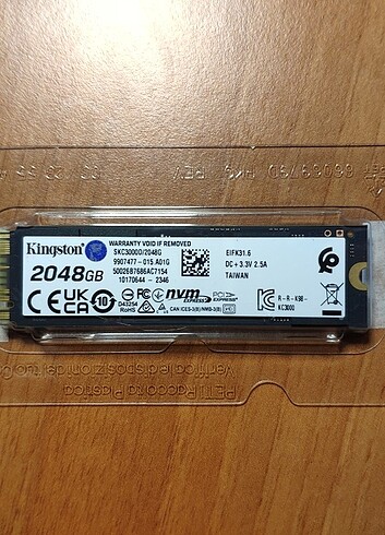 Kingston KC3000 SSD (2 TB) 