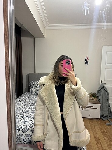 Zara kürk mont